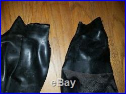 Mens XL OS Systems Dry Suit Drysuit Rear Entry Diving SCUBA Gray Black