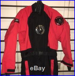 Mobby's Temperate Water Twin Shell Drysuit Scuba Diving Equipment Gear Size M