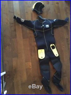 Neoprene Scuba Diving Dry Suit Otter Sports Pro Suit Size Medium / tall