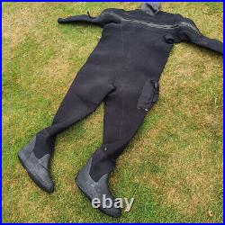 Neoprene diving drysuit LARGE scuba dry suit