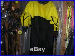 New Os Systems Ulpro Scuba Diving Drysuit With Rubber Seals Front Entry Sz Large