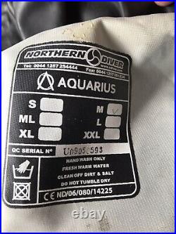 Northern Diver Aquarious Dry Suit M For Scuba Diving, Kayaking Etc, sz See Below