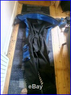 Northern Diver Dry Suit. Scuba diving suit Size Ladies large Long Carrybag Incl