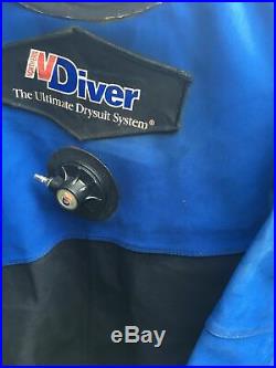Northern Diver Dry Suit. Scuba diving suit Size Medium Long Carrybag Incl