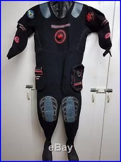 Northern Diver Scuba Diving Dive Master Drysuit (Medium withsize 10 boots)