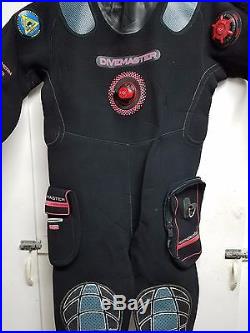 Northern Diver Scuba Diving Dive Master Drysuit (Medium withsize 10 boots)