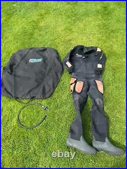 Northern Diver Scuba drysuit 160cm / Boot Size 8