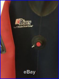 Northern Diver scuba diving dry suit large Euro Suit