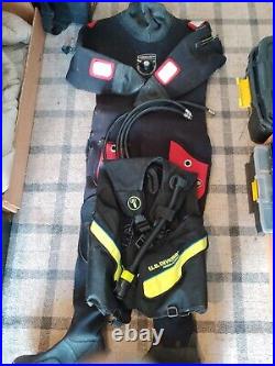 Northern diver scuba diving dry suit, us divers BCD and suit inflation hoses