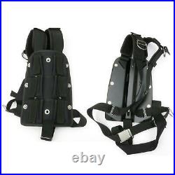 Nylon Diving Backplate Harness Scuba Dive Weight Plate Dry Suit Carrier Pad