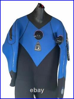 O'Neill Drysuit 7.5 mm Scuba Neoprene Large L Style 403939 Blue Black Dry Suit