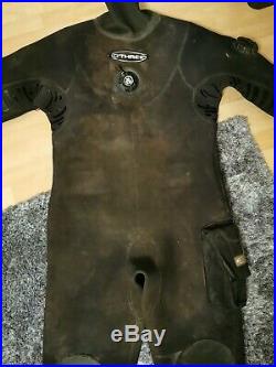 O'Three Neoprene Scuba Diving Dry Suit XL Size 9/10 Boots port 10 offers welcome