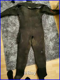 O'Three Neoprene Scuba Diving Dry Suit XL Size 9/10 Boots port 10 offers welcome