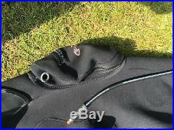 O'Three RI 2-100 Scuba Diving Dry Suit Mens Size Large-long size 10-11 boot