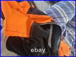 Ocean Diver Deep Sea, Dry Suit, size 10 shoe. Scuba, used couple times, carry bag