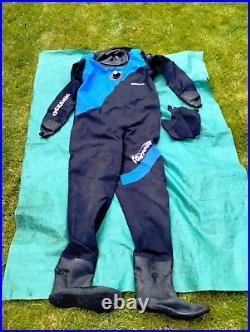 Oceanic Contour scuba diving dry suit, Large, size 10UK boot