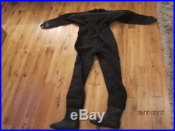 Oceanic M/L Mens Scuba Diving Dry Suit Full length with Boots