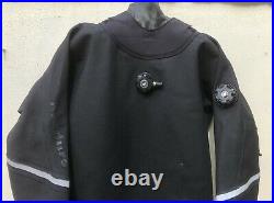 Oceanic Scuba Dry Suit, Black, Mens XL, XXL Boots