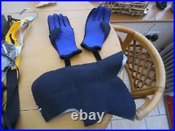 Oceanic scuba diving dry suit and under suit, with gloves and hood