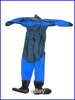 Offshore Dry Suit Large for Cold Water Scuba Diving with Size 10 Boot Drysuit