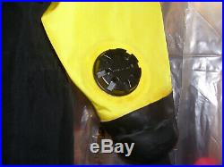 Os Systems Drysuit Unisex Small Scuba Diving New Latex Rubber Seals & Socks