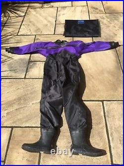 Otter Membrane Trilaminate dry suit ladies purple scuba diving