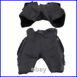 Outdoor Spearfishing Scuba Shorts Wetsuits Adjustable Strap Black Drysuits