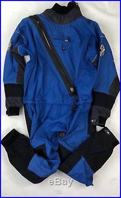 Palm Sidewinder Classic XP 150 Mens Black/Blue Scuba Drysuit Size M/L