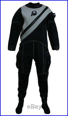 Pinnacle Aquatics Black Ice SCUBA Dry Suit XL Short New With Tags