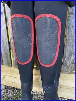 ROHO Tri-laminate Scuba Drysuit Mens Front Zip 12 Months Old & KUBI 90mm