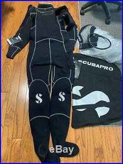 SCUBAPRO Scuba Diving Drysuit size XL