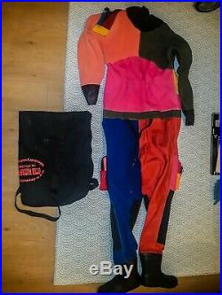 SCUBA diving otter britannic drysuit- one off custom made High visibility