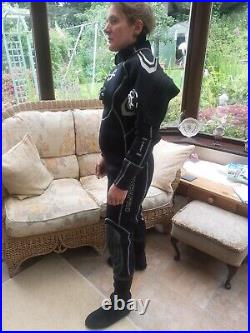 ScubaPro Everdry 4 Scuba Diving Drysuit Size S (5'6 / 166cm) VG Condition