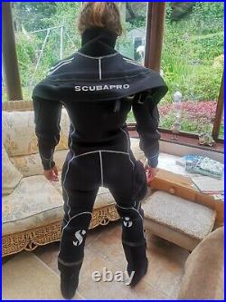 ScubaPro Everdry 4 Scuba Diving Drysuit Size S (5'6 / 166cm) VG Condition