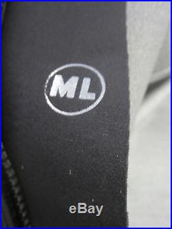 Scuba Dive Suit Undergarment, Full Suit, Black Size Medium Long