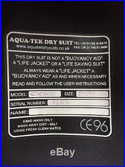Scuba Diving Aqua-Tek CX500 Membrane Dry Suit