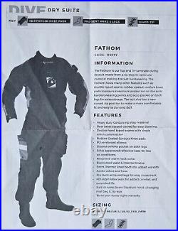 Scuba Diving DrySuit xl used twice comes with hood zip works and dry gloves