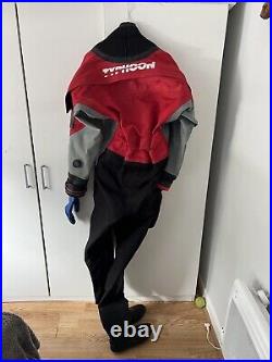 Scuba Diving Dry Suit Typhoon With Dry Gloves System