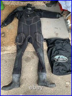 Scuba Diving Dry Suit Waterproof Sweden Neoprene XL