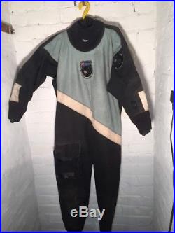 Scuba Diving Drysuit Northern Diver Large With Size 9 Boots