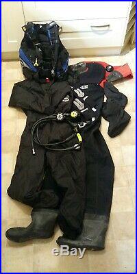 Scuba Diving Equipment Drysuit, Undersuit, Regulators +BCD