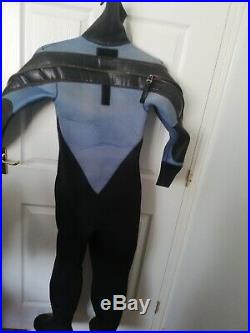 Scuba Diving Neoprene Dry Suit (blue)