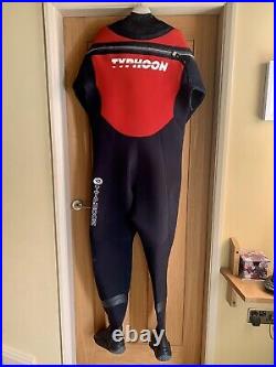Scuba Diving Neoprene Drysuit, Typhoon Seamaster, Medium Mens Dry Suit, Size 9