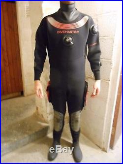 Scuba Diving Northern Diver Divemaster Neoprene Drysuit Size M-Large-R Boot 10