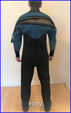 Scuba Diving O'Three 5mm Neoprene Dry Suit, Good Condition, Little Use size Small
