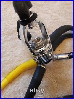Scuba Diving regulators set TUSA R100, 1st and 2nd stage and BCD & drysuit hoses