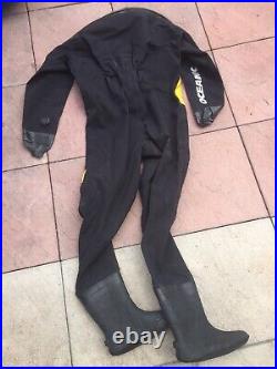 Scuba Drysuit Oceanic Contour Dry Suit Under Suit Fleece Mares Vest Boat Wreck