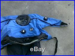Scuba Gear / OS System Dry Suit Front Entry /Hard sole boots