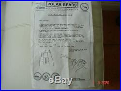 Scuba, Polar Bears, Dry Suit, Size Large