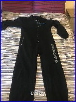 Scuba Pro Exodry mens 3xl drysuit, hood, hose, undersuit and bag